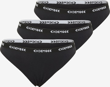 CHIEMSEE Thong in Black: front