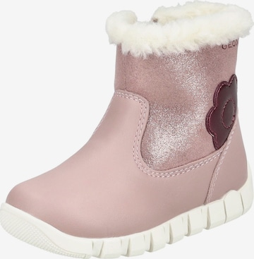 Bottes GEOX en rose : devant