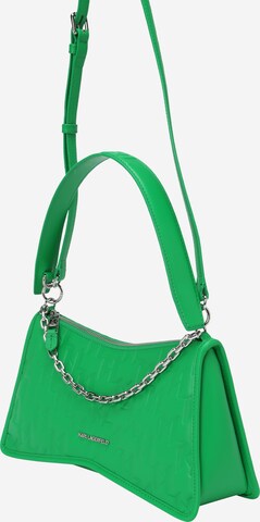 Karl Lagerfeld - Bolso de hombro 'Seven' en verde: frente