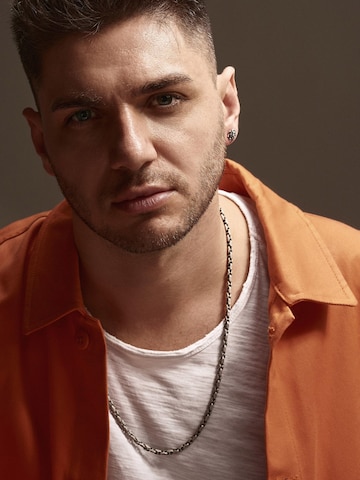 REYTEL Ketting 'KRACHT' in Zilver: voorkant