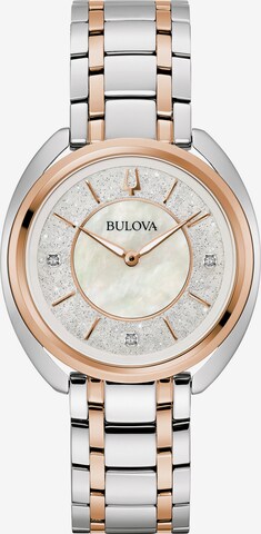 Bulova Analog Watch in Silver: front