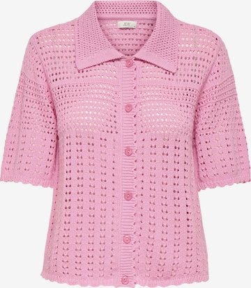 JDY Knit Cardigan 'JDYRobin' in Pink: front