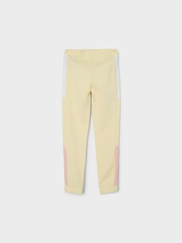 NAME IT Tapered Pants 'DRINT' in Yellow
