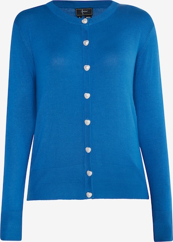 Cardigan faina en bleu : devant