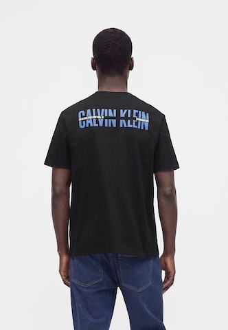 Calvin Klein Jeans Majica 'EASY' | črna barva: sprednja stran