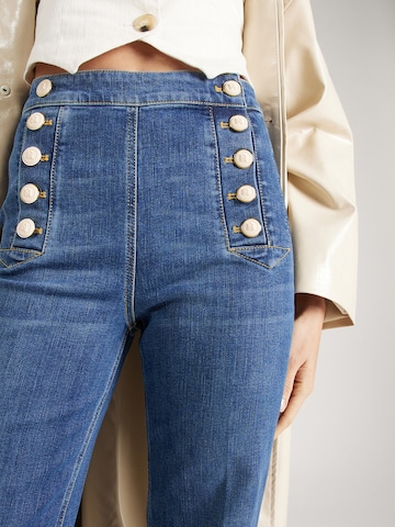 Elisabetta Franchi Szeroka nogawka Jeansy w kolorze niebieski