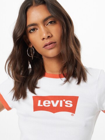 LEVI'S ® Футболка 'Graphic Ringer Mini Tee' в Белый