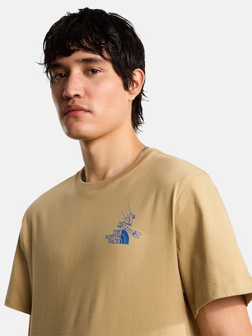 THE NORTH FACE Tričko 'Mountain Celebration' – zelená