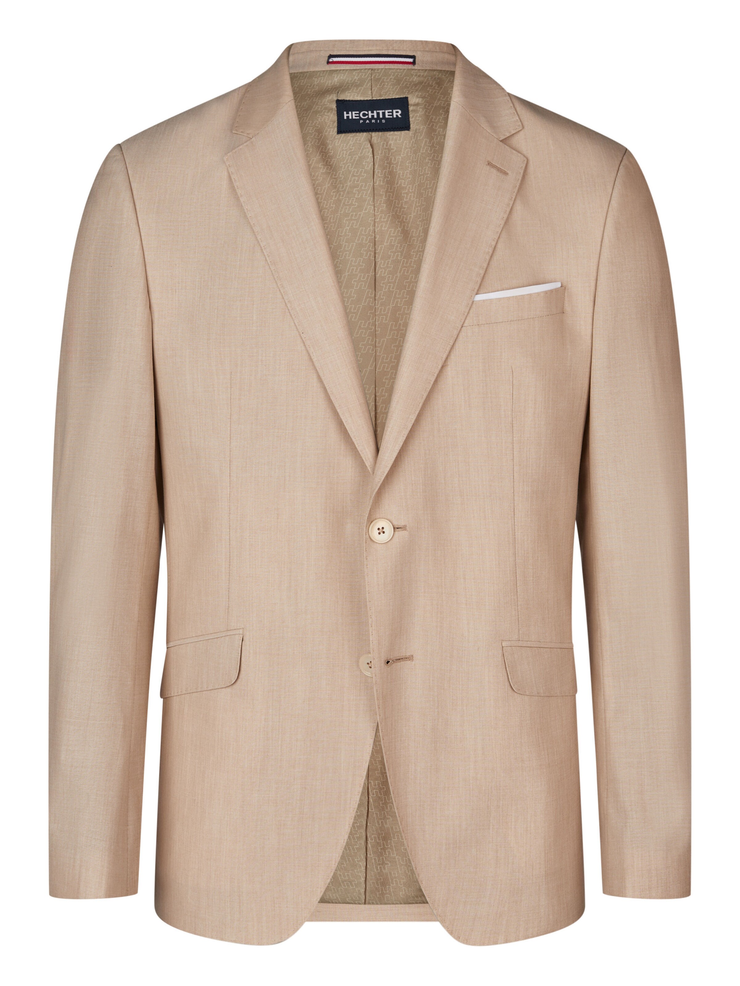 Coupe regular Veste de costume HECHTER PARIS en beige : devant