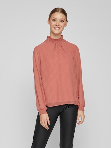 VILA Blouse 'Dobby' in Pink: front