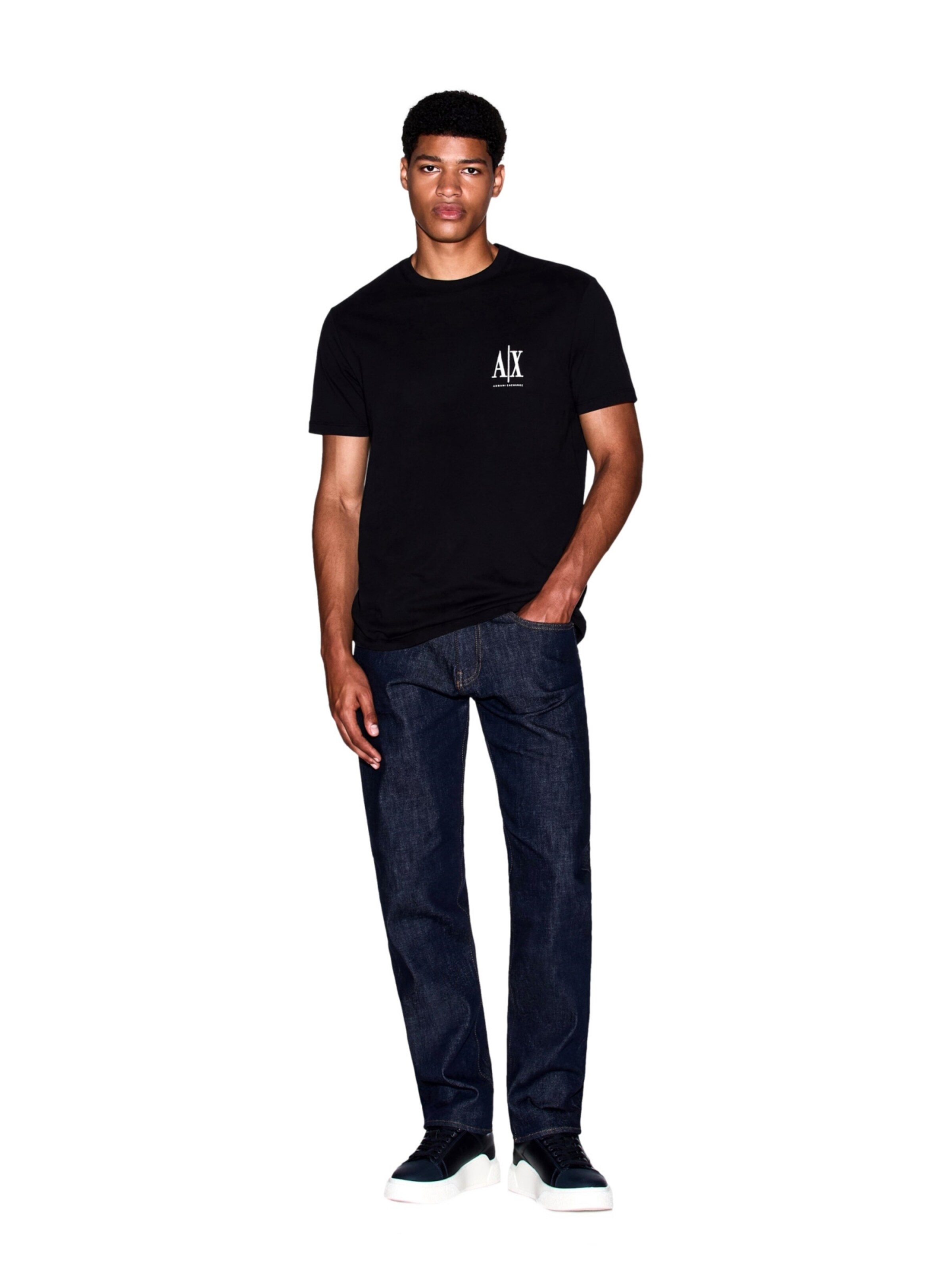 T-Shirt ARMANI EXCHANGE en noir