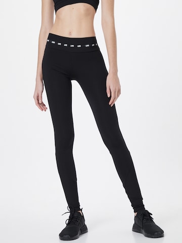 Lapp the Brand Skinny Workout Pants in Black: front