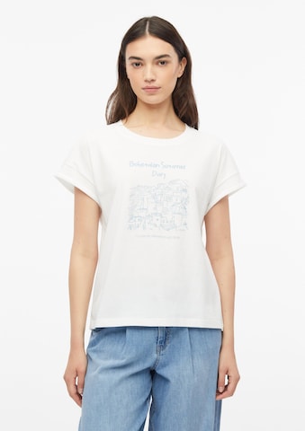 T-shirt s.Oliver en blanc : devant