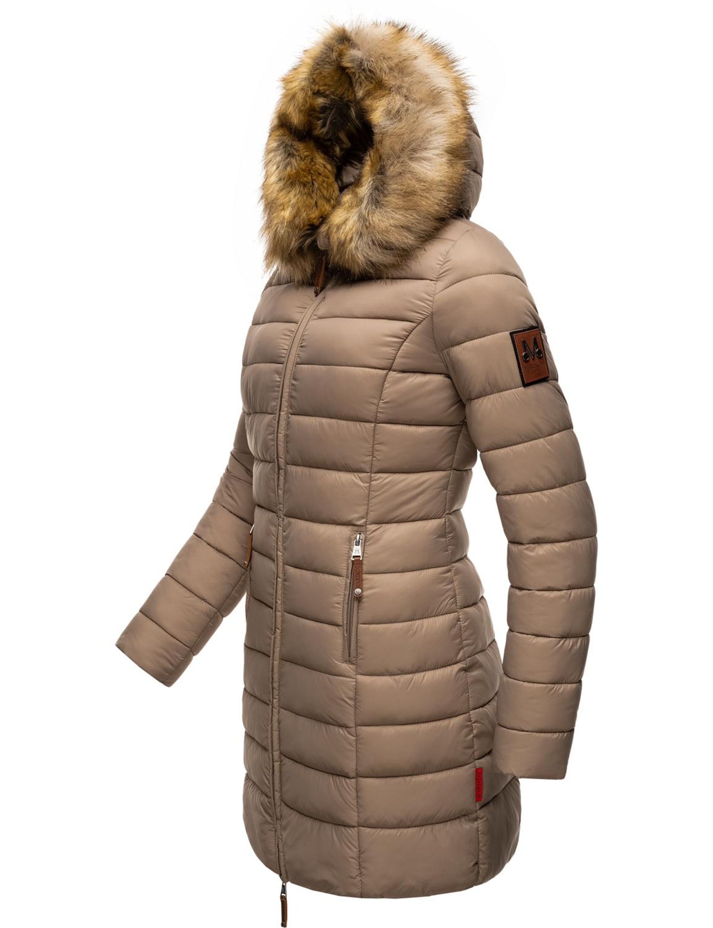 smėlio MARIKOO Žieminis paltas 'Rose'