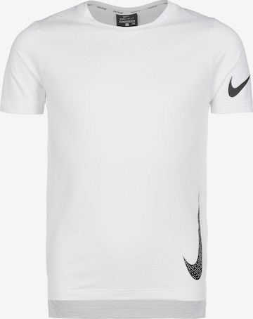 NIKE Sportshirt 'Instacool' in Weiß: predná strana