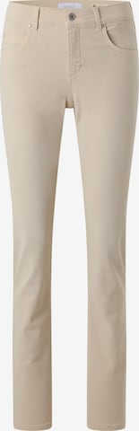 Angels Slimfit Jeans 'Cici' in Beige: voorkant