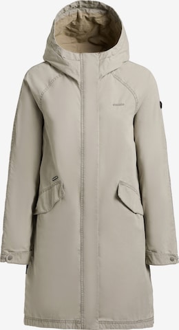 khujo Between-seasons coat 'Leal' in Grey: front