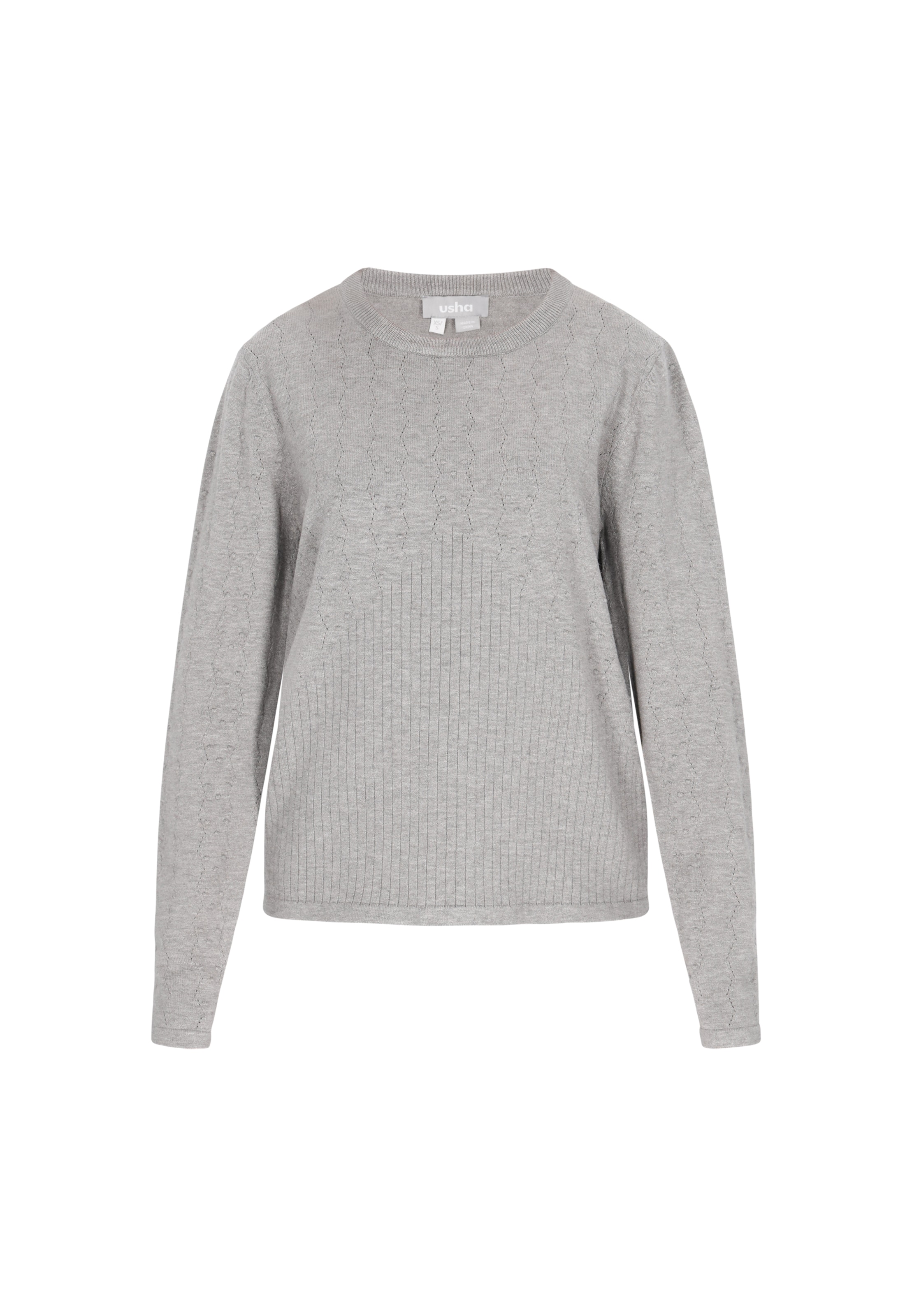 Pull-over Usha en gris : devant