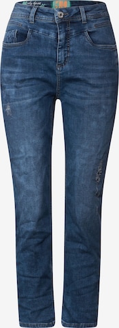 STREET ONE Regular Jeans in Blauw: voorkant