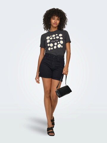 ONLY Футболка 'ONLLUCY' в Черный