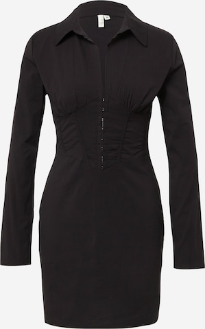 Robe-chemise NLY by Nelly en noir : devant