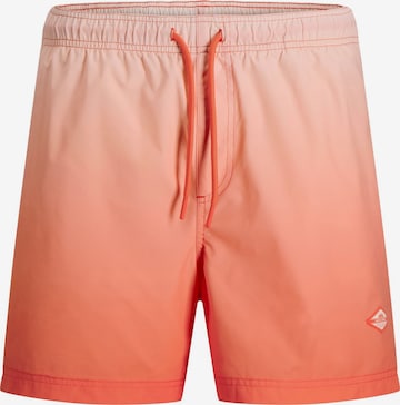 JACK & JONES Zwemshorts 'JPSTMaui' in Oranje: voorkant