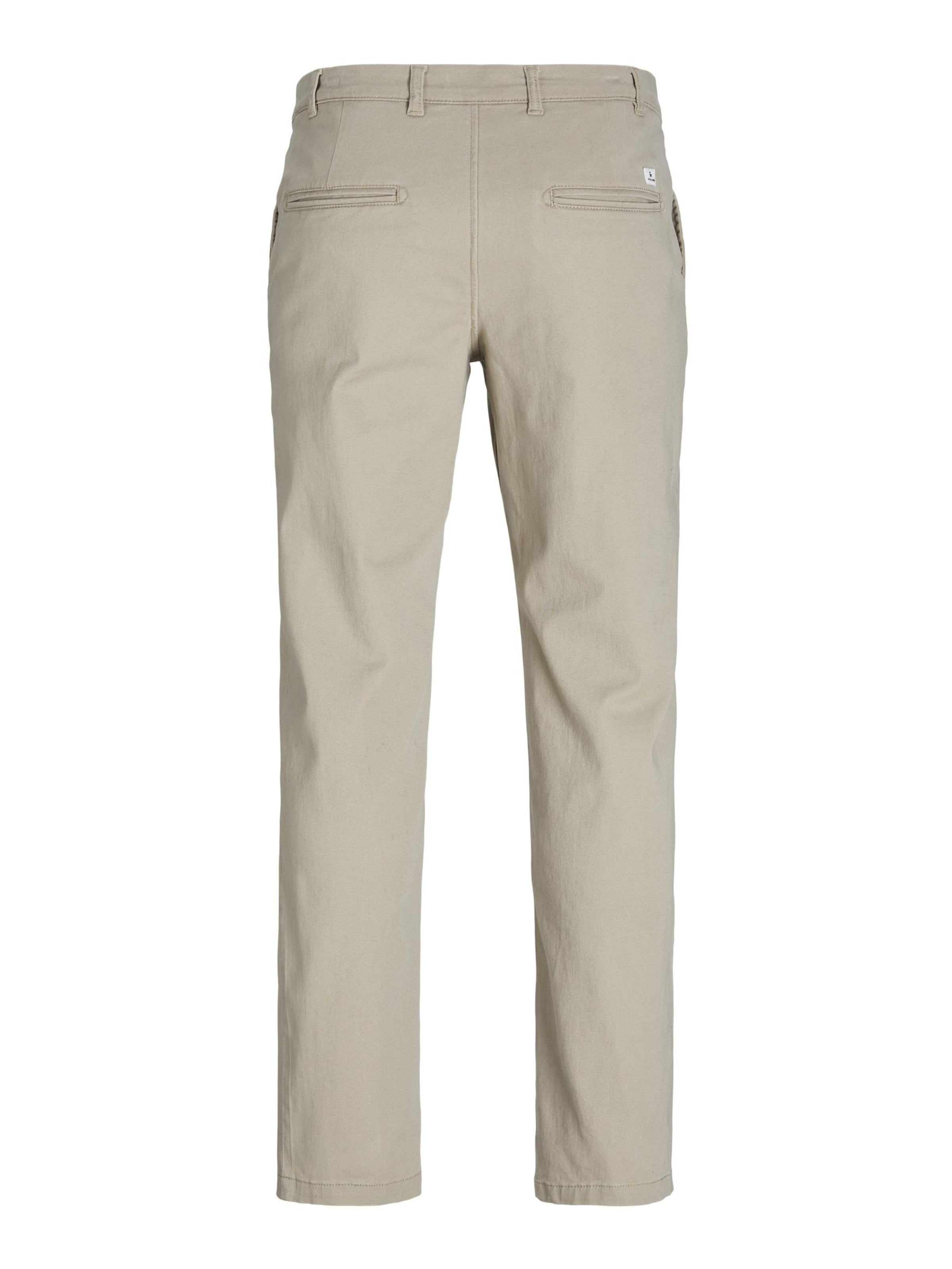 JACK & JONES Loosefit Lærredsbukser 'JPSTKANE JJDAVE' i beige