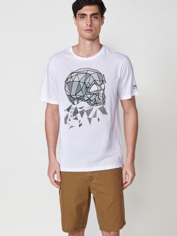 KOROSHI Shirt in Wit: voorkant