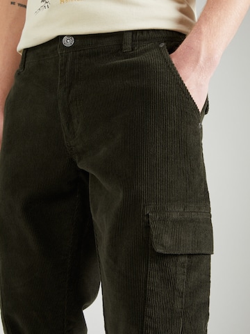 Regular Pantalon cargo BLEND en vert