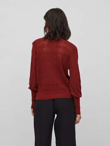 VILA Sweater in Red