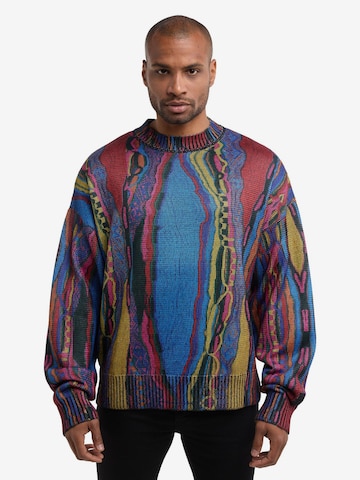 Carlo Colucci Sweater ' De Rachewiltz ' in Mixed colors: front