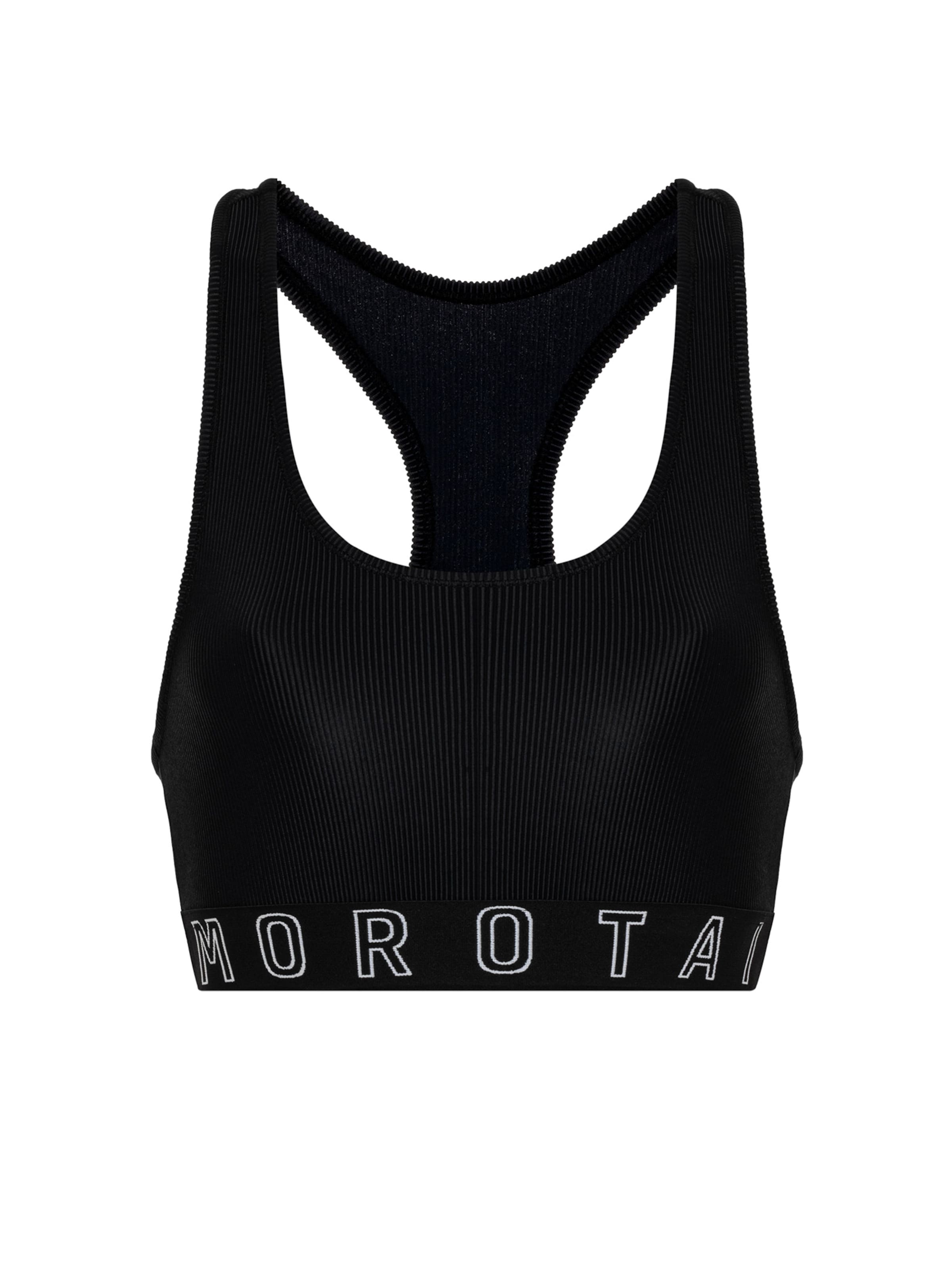 MOROTAI Bustier Biustonosz sportowy ' Energy Bra ' w kolorze czarny: przód