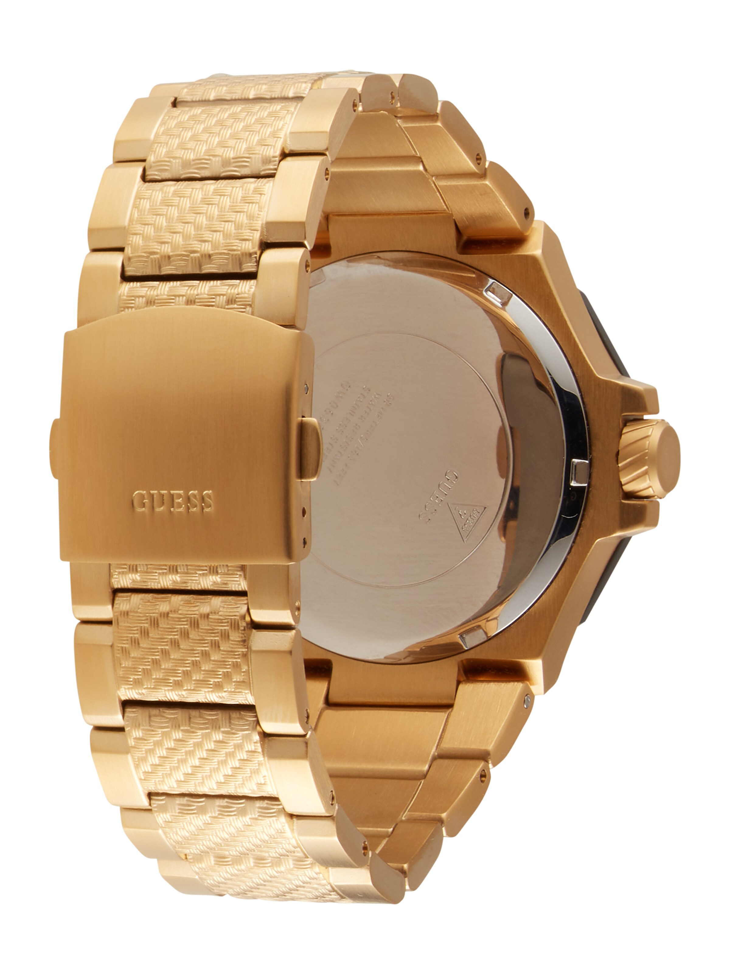 GUESS Analogt ur 'Indy' i guld