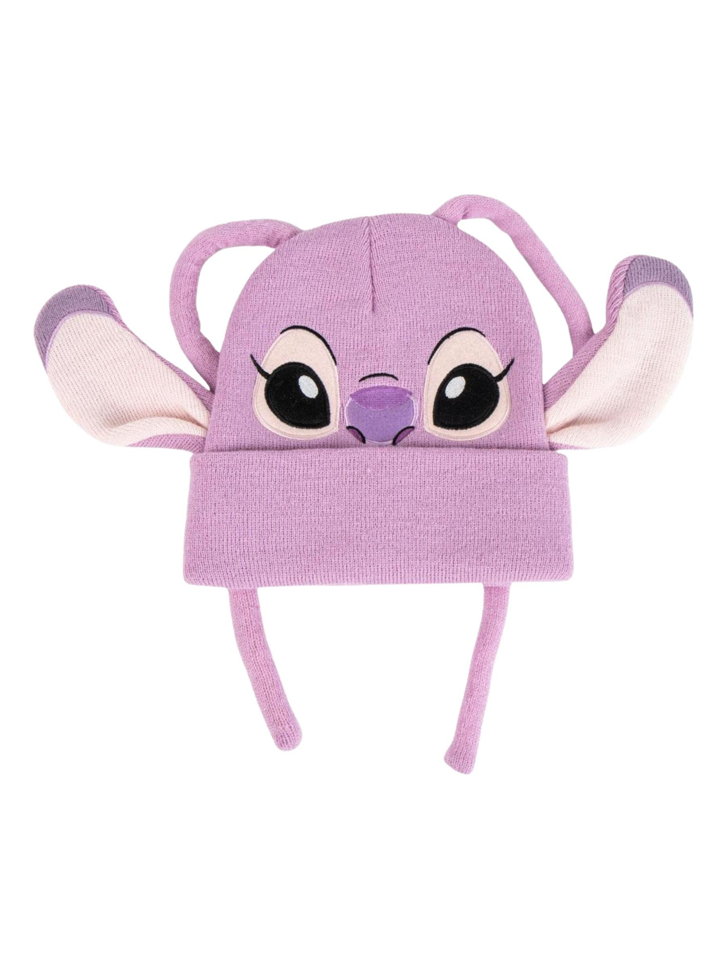 DISNEY Mütze 'Strickmütze mit Punktstich-Muster'‌‌‌‌ in Pink: Vorderseite