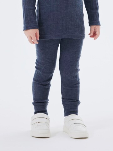 NAME IT - Skinny Leggings 'NMMWang' en azul: frente