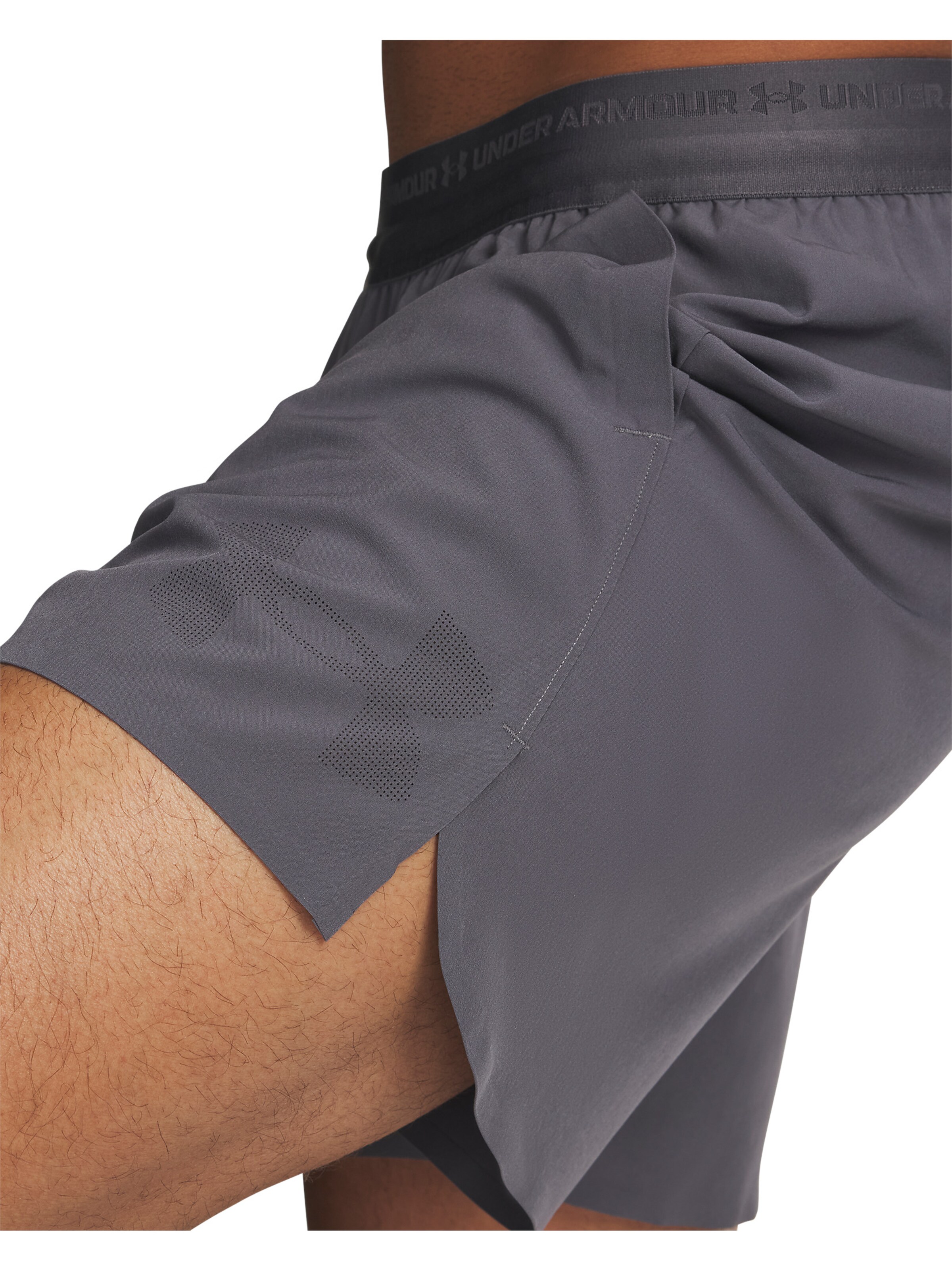 UNDER ARMOUR Regular Sportbroek 'Vanish Elite' in Grijs