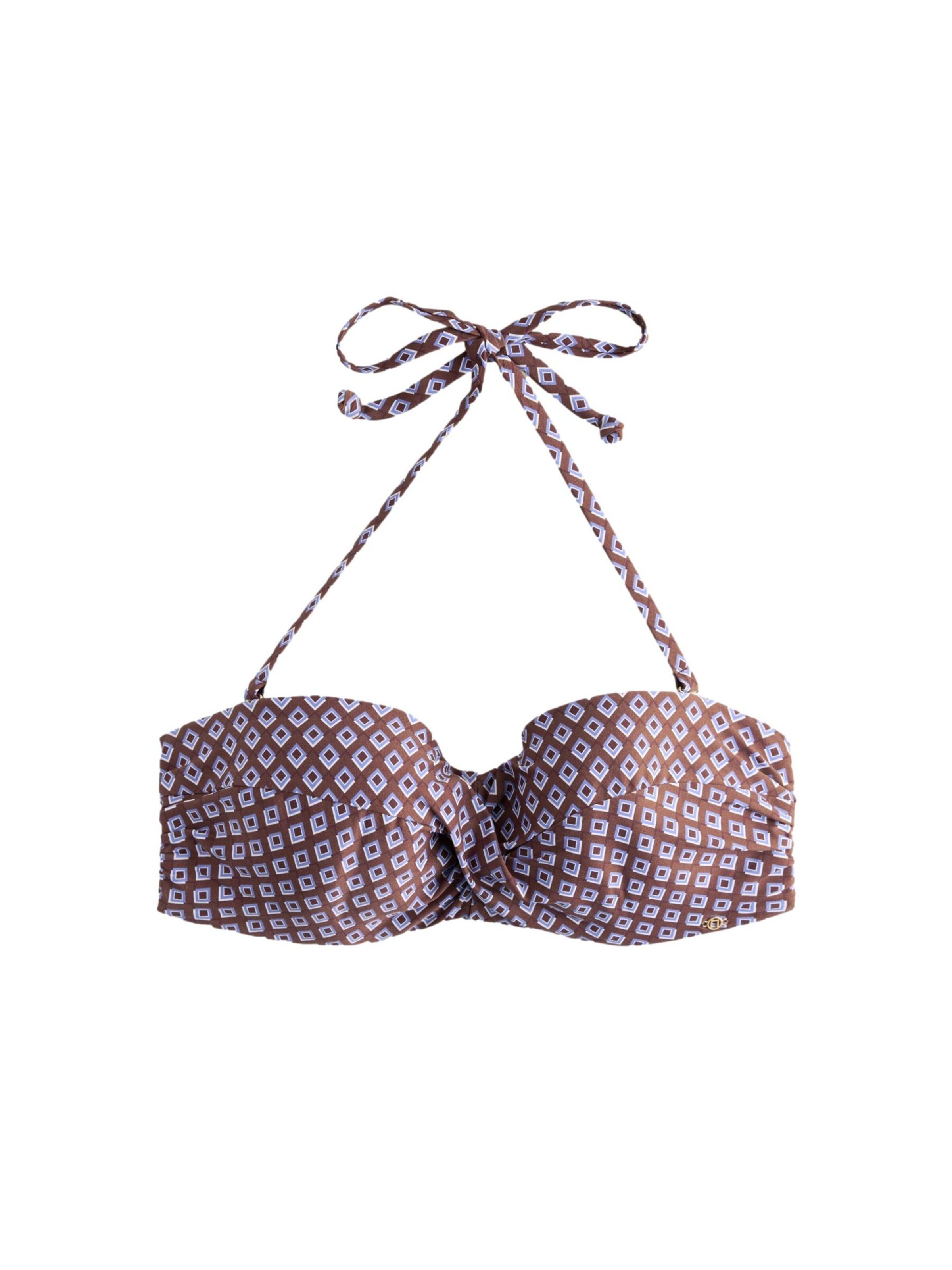 Next Bikini felső - barna: elől