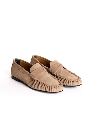 Flarelle Mokassin 'Castagnina' i beige