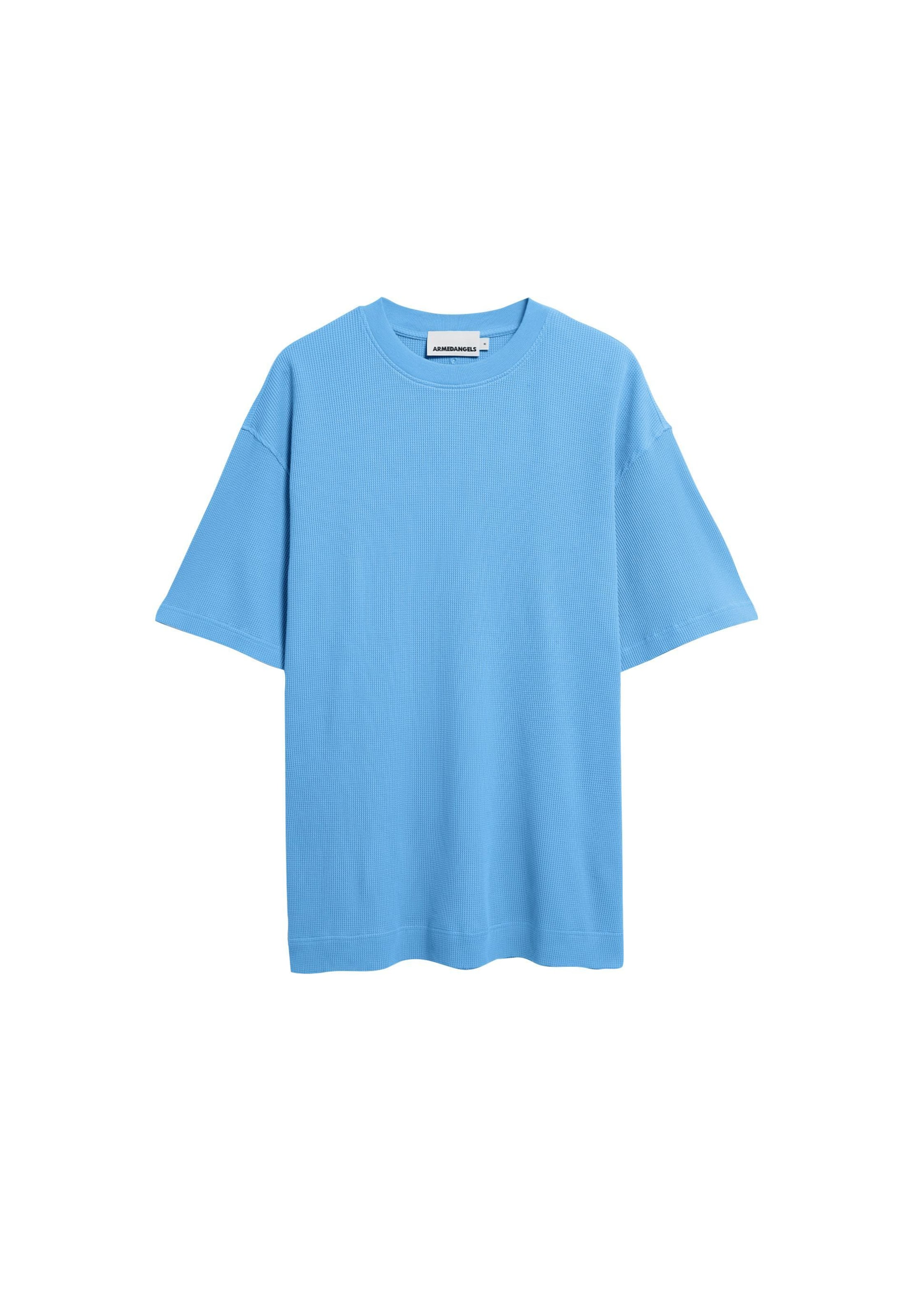 T-Shirt ARMEDANGELS en bleu : devant