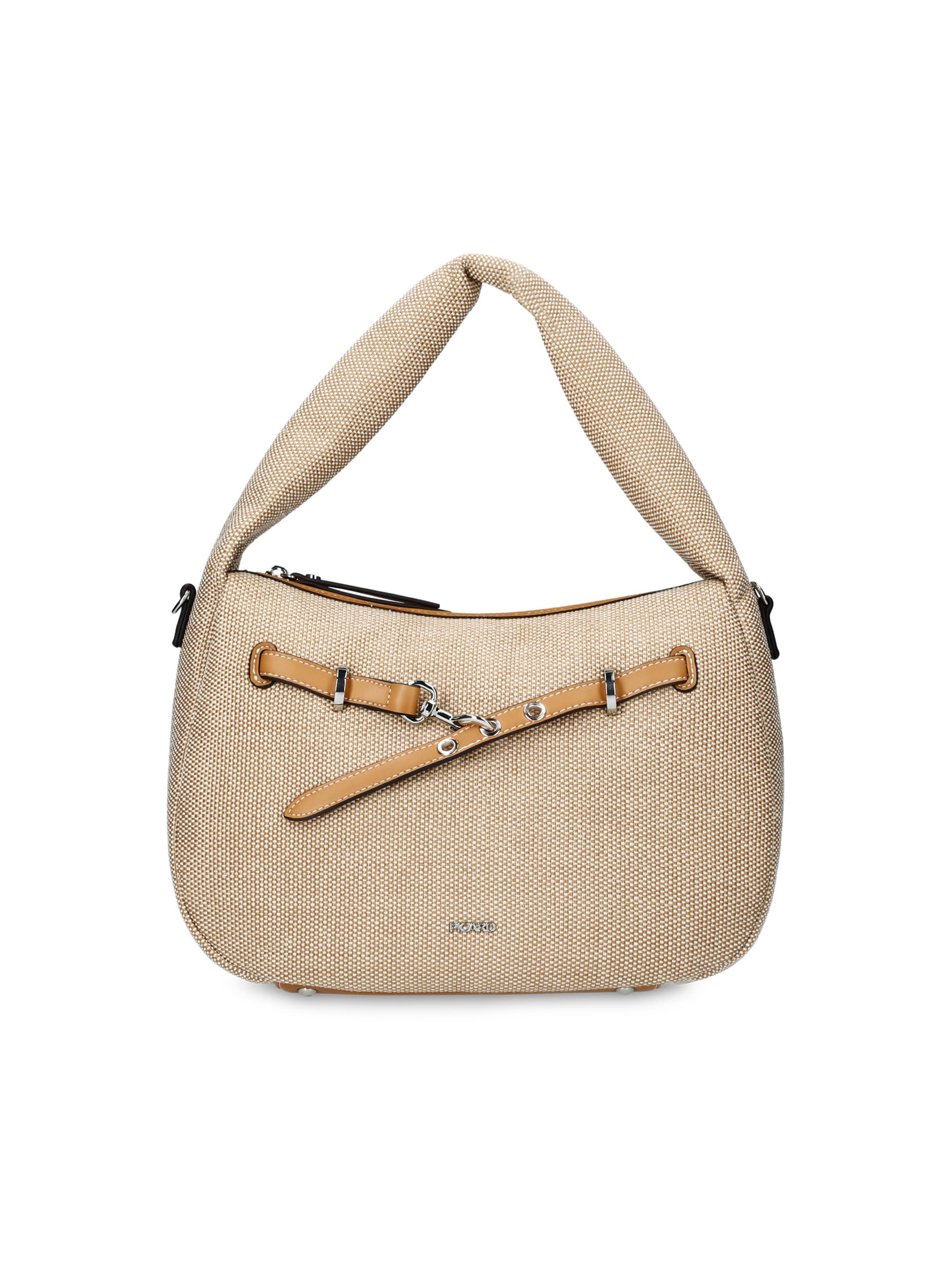Picard Schultertasche ' Nizza ' in Beige: Vorderseite