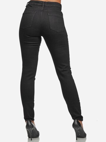 Tazzio Skinny Jeansy 'F107' w kolorze czarny
