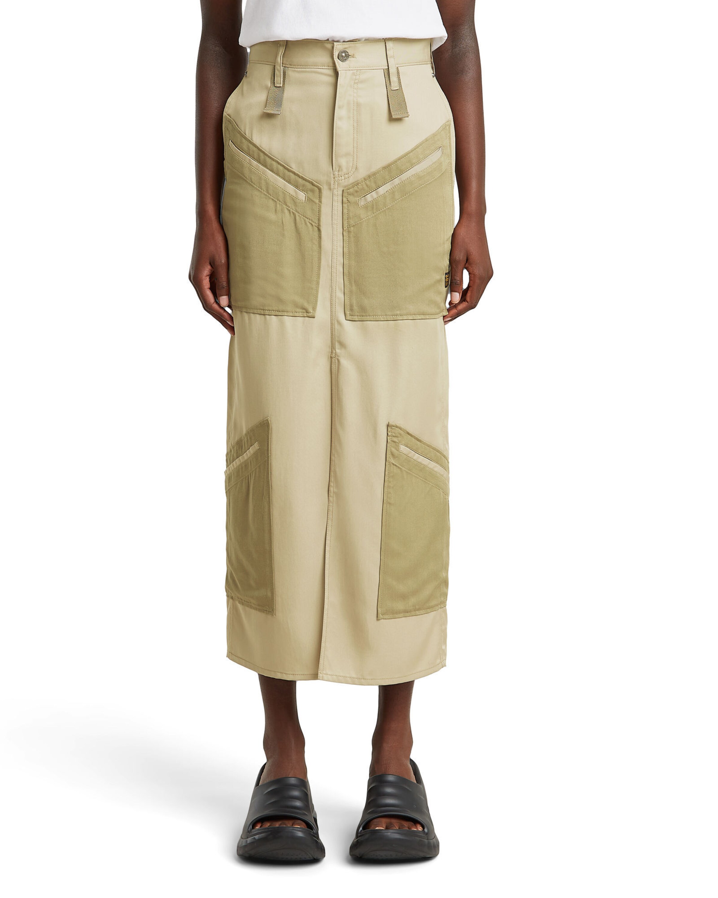 G-STAR Skirt 'Viktoria Tone On Tone' in Beige: front