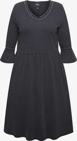 Ulla Popken Kleid in Schwarz: Vorderseite