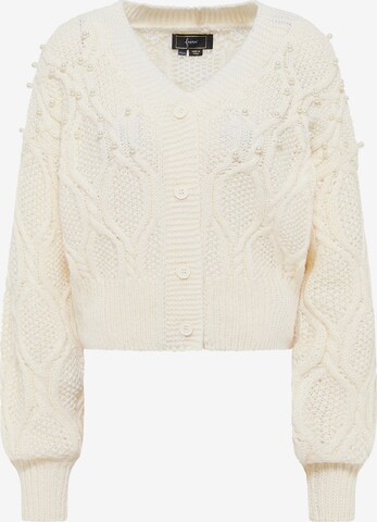 faina Knit cardigan in White: front