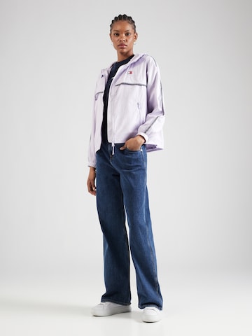 Tommy Jeans Between-Season Jacket 'Chicago' in Purple