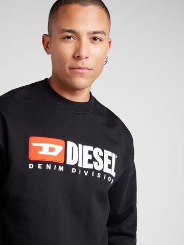 Sweat-shirt 'S-BOXT-DIV' DIESEL en noir