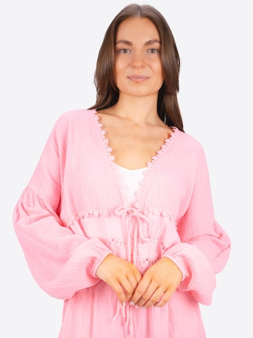 Seasons of April Blouse 'Laura' in Roze: voorkant