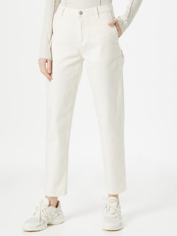 Carhartt WIP Regular Jeans 'Pierce' in Wit: voorkant