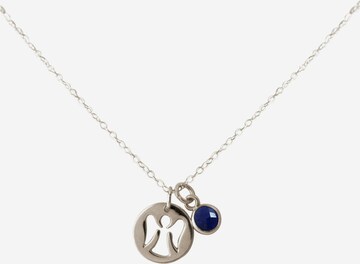 Gemshine Ketting in Zilver: voorkant