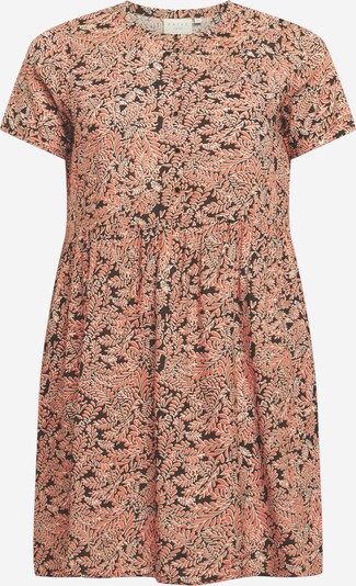 KAFFE CURVE Robe 'KCfiella' en anthracite / orange, Vue avec produit
